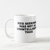 Reg Seekings Mug Koffiemok (Links)