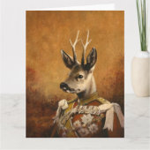 Rega Roe Deer Greetings Kaart (Voorkant)