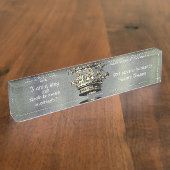 Regaal kroonontwerp voor de Uiteindelijk Belangheb Naambordje (Zijkant)