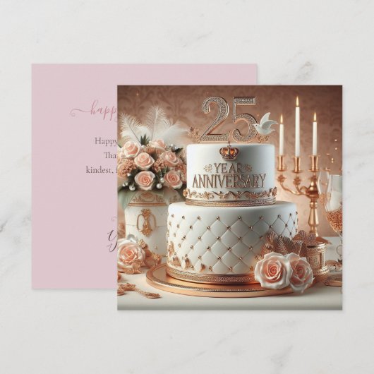 REGAL 25th JUBILEUM CAKE (Voorkant / Achterkant)