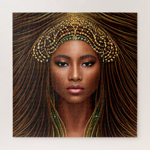 Regal African Beauty: Zwarte Geschiedenis vieren Legpuzzel