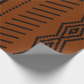 Regal African Mudcloth Geïnspireerd ompakken papie Cadeaupapier (Hoek)