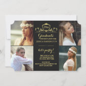 Regal Afstuderen 4 Foto Aankondiging / Uitnodiging (Voorkant)