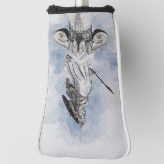 Regal Athena Sculpture Golf Head Hoesje - Grieks Golfheadcover (Draai 90)