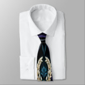 Regal Authority -  negro medianoche, púrpura real Stropdas (Gebonden)