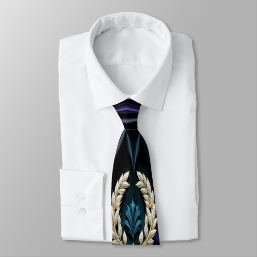 Regal Authority -  negro medianoche, púrpura real Stropdas (Gebonden)