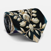 Regal Authority -  negro medianoche, púrpura real Stropdas (Opgerold)