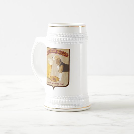 Regal Beagle Bierpul (Voorkant links)