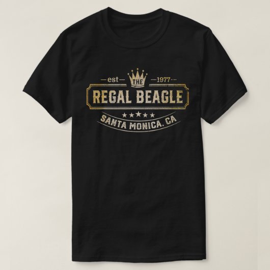 Regal Beagle Funny Beagle T-shirt (Design voorkant)