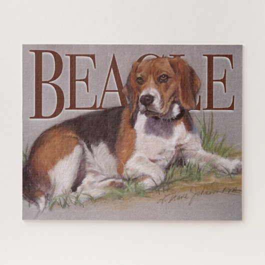 Regal Beagle puzzel (Horizontaal)
