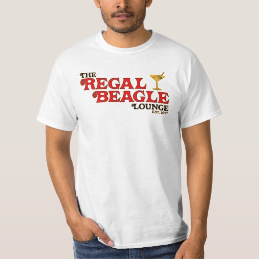 Regal beagle quotes t-shirt (Voorkant)