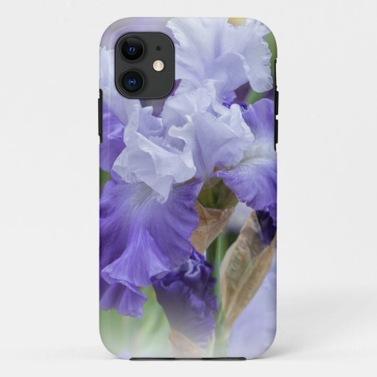 Regal Bearded Iris - Paars & wit Case-Mate iPhone Case (Achterkant)