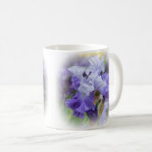 Regal Bearded Iris - Paars & wit Koffiemok (Voorkant rechts)