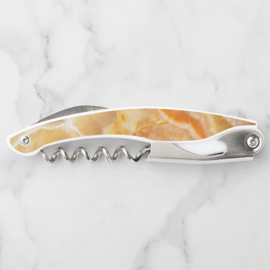 Regal Beige Faux Marble Kurkentrekker (Achterkant)