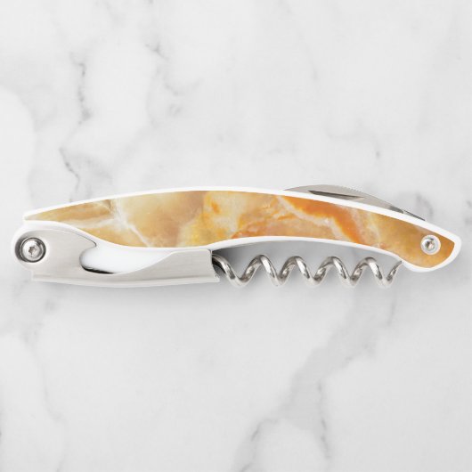 Regal Beige Faux Marble Kurkentrekker (Voorkant)