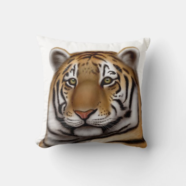 Regal Bengal Tiger Pillow Kussen (Voorkant)