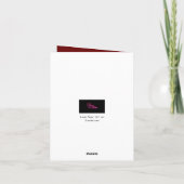 Regal Black Woman in de herfst | Verjaardag Kaart (Achterkant)