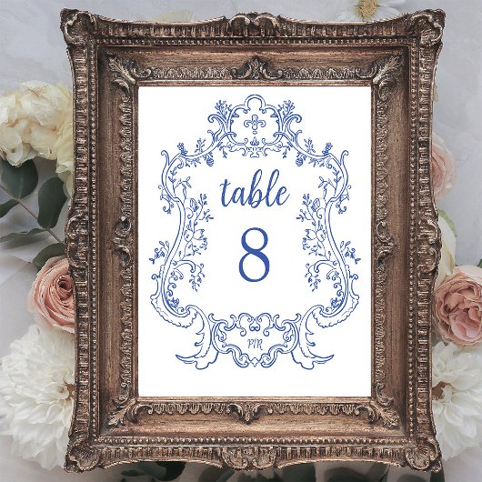 Regal Blue | barok Lijst Kaart