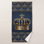 Regal Blue Crown-serie Badhanddoek (Badhanddoek)