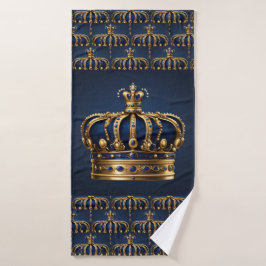 Regal Blue Crown-serie Badhanddoek