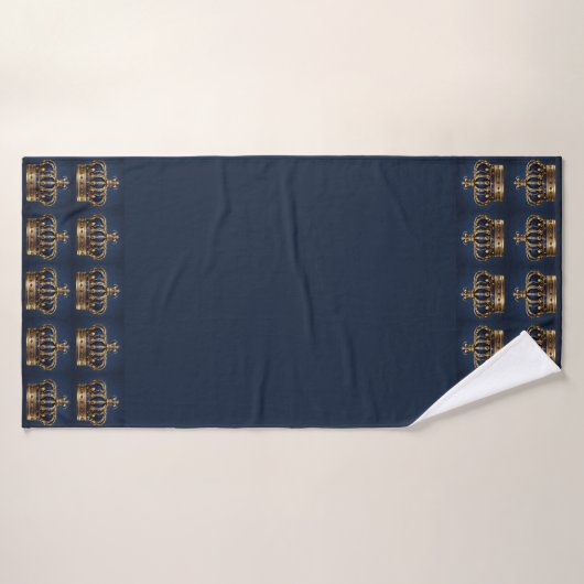 Regal Blue Crown-serie Badhanddoek (Badhanddoek)