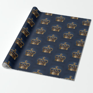 Regal Blue Crown-serie Cadeaupapier