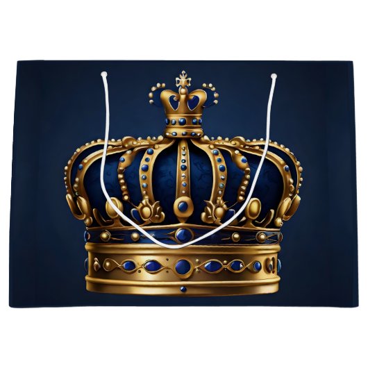 Regal Blue Crown-serie Groot Cadeauzakje (Voorkant)