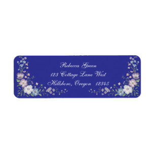 Regal Blue Elegance Tuin Bloeit Etiket