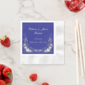 Regal Blue Elegance Tuin Bloeit Servet (Insitu)