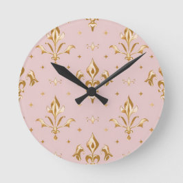 Regal Blush Wall Clock Ronde Klok