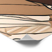 Regal Bond – Mother and Daughter Line Art Poster (Hoek)