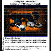 Regal Border Collie,  Lijst EF3L Decoupage Tissuepapier