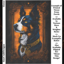 Regal Border Collie,  Lijst EF3L Decoupage