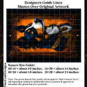 Regal Border Collie,  Lijst EF3R Decoupage Tissuepapier