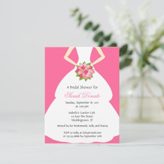 Regal Bridal Shower Kaart (Staand voorkant)