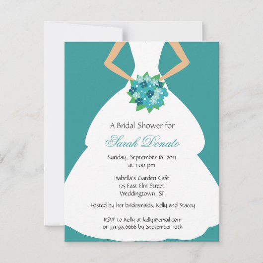 Regal Bridal Shower Kaart (Voorkant)