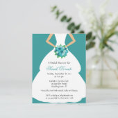 Regal Bridal Shower Kaart (Staand voorkant)