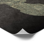 Regal Buck Trophy Deer Silhouette in Camouflage Poster (Hoek)