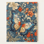 Regal Butterfly temidden van William Morris Floral Planner (Achterkant)