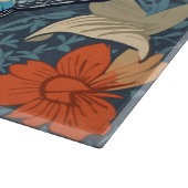 Regal Butterfly temidden van William Morris Floral Snijplank (Hoek)