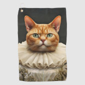 Regal Cat Golfhanddoek (Voorkant)