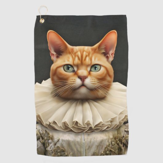 Regal Cat Golfhanddoek (Voorkant)
