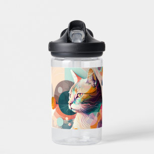 Regal Cat in Prism Colors Thermal Tumbler Waterfles