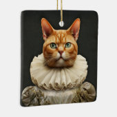 Regal Cat Keramisch Ornament (Rechts)