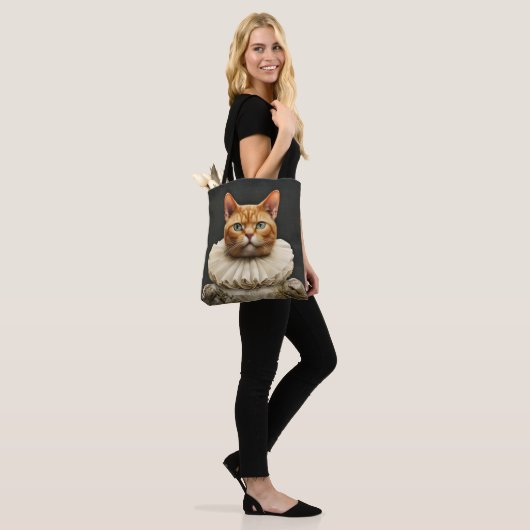 Regal Cat Tote Bag (Op model)