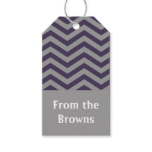 Regal Chevron Gift Labels