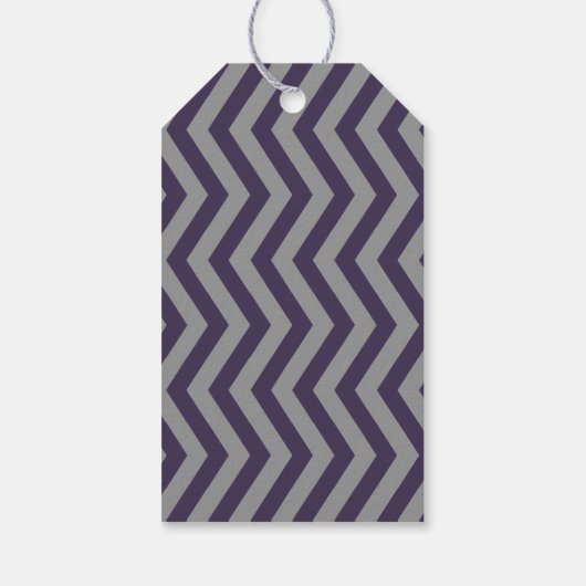 Regal Chevron Gift Labels Cadeaulabel (Achterkant)