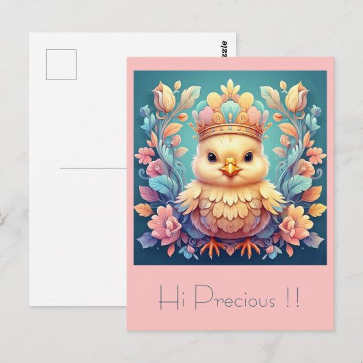 "REGAL CHICK" BRIEFKAART (Voorkant / Achterkant)