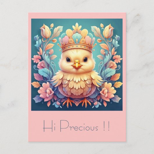 "REGAL CHICK" BRIEFKAART (Voorkant)