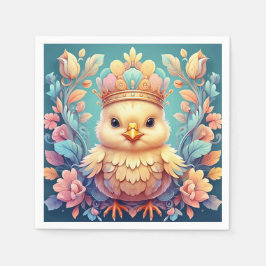 "REGAL CHICK" koffie mok. Servet